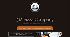 Desktop Screenshot of 312pizzaco.com